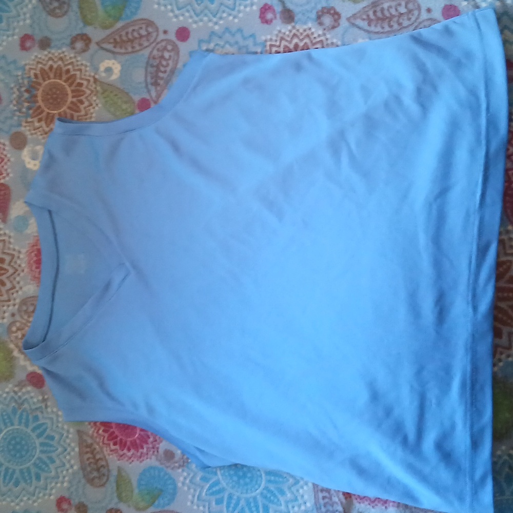 Light Blue Sleeveless Top